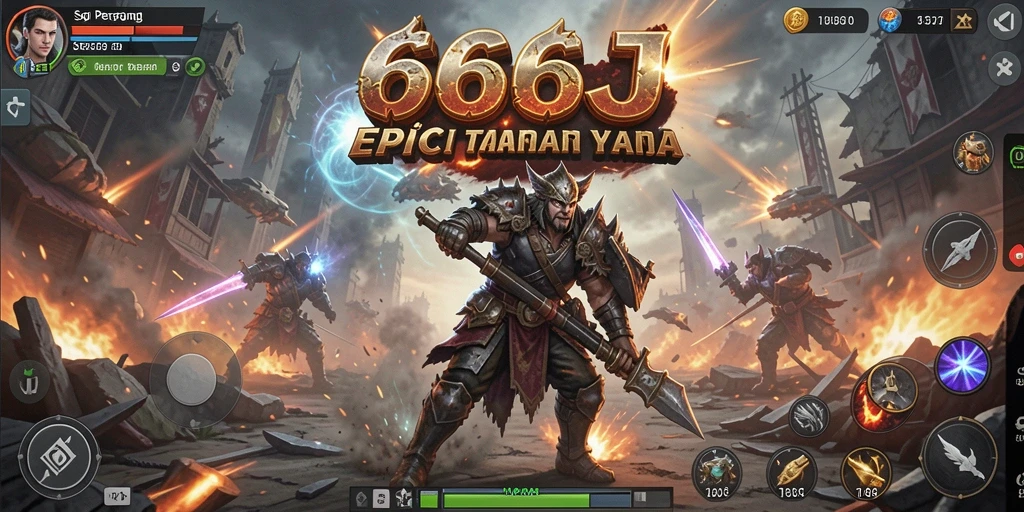 Gameplay mendebarkan dalam 666J yang penuh strategi