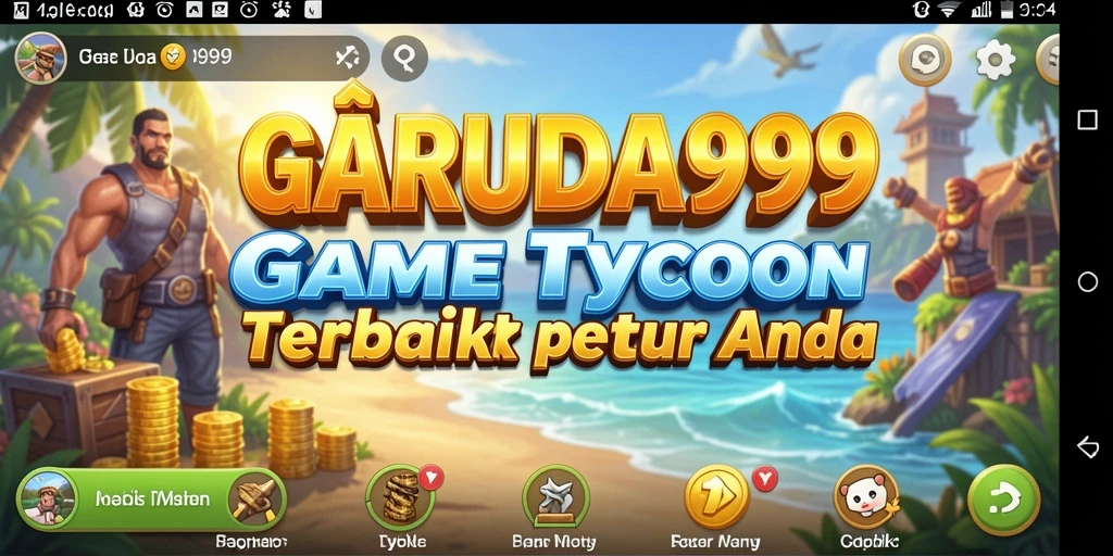 Tampilan gameplay Tycoon GARUDA999 yang menarik dan interaktif.