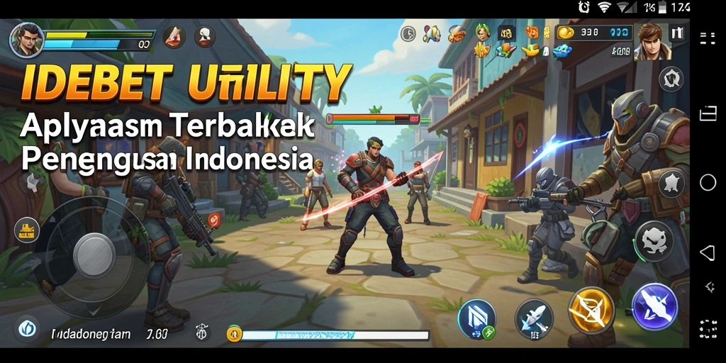 Screenshot utama IDEBET menunjukkan fitur-fitur utility yang bermanfaat.