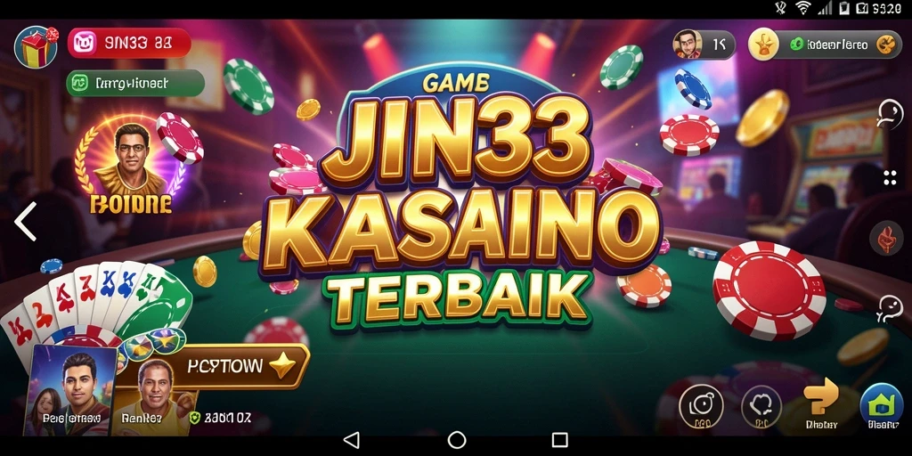 Menampilkan gameplay menarik dari permainan Kasino JIN33.