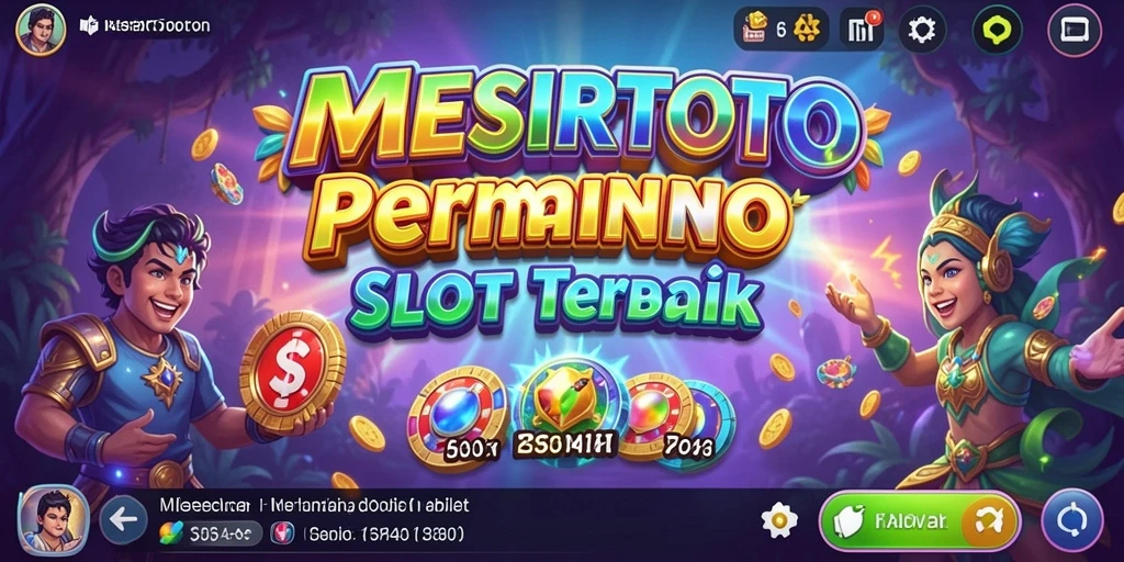 Tangkapan layar utama MESIRTOTO menampilkan gameplay slot yang menarik dan menyenangkan.