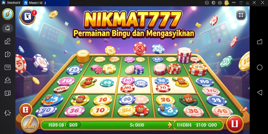 Screenshot gameplay NIKMAT777 menampilkan suasana bermain bingo yang seru.