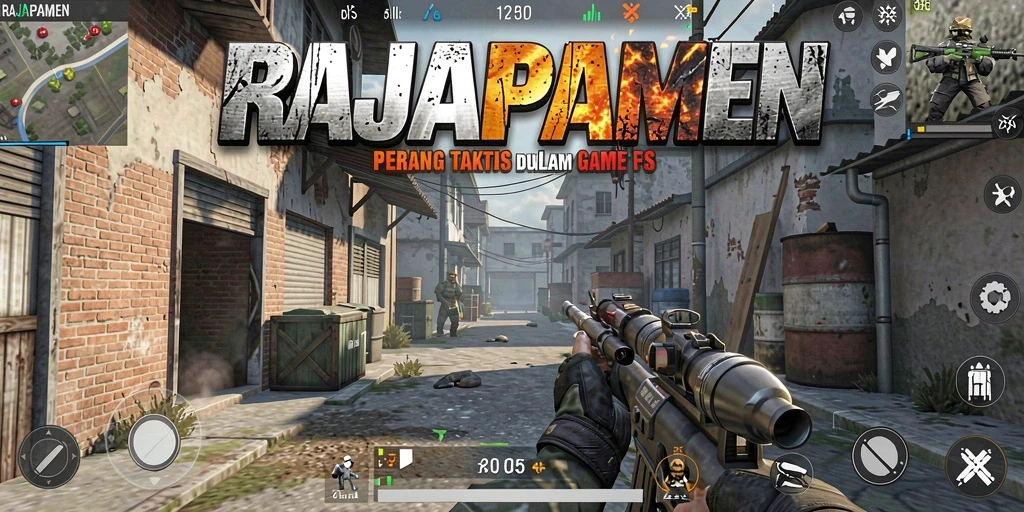 Gameplay menegangkan di RAJAPAMEN dengan aksi FPS yang seru.