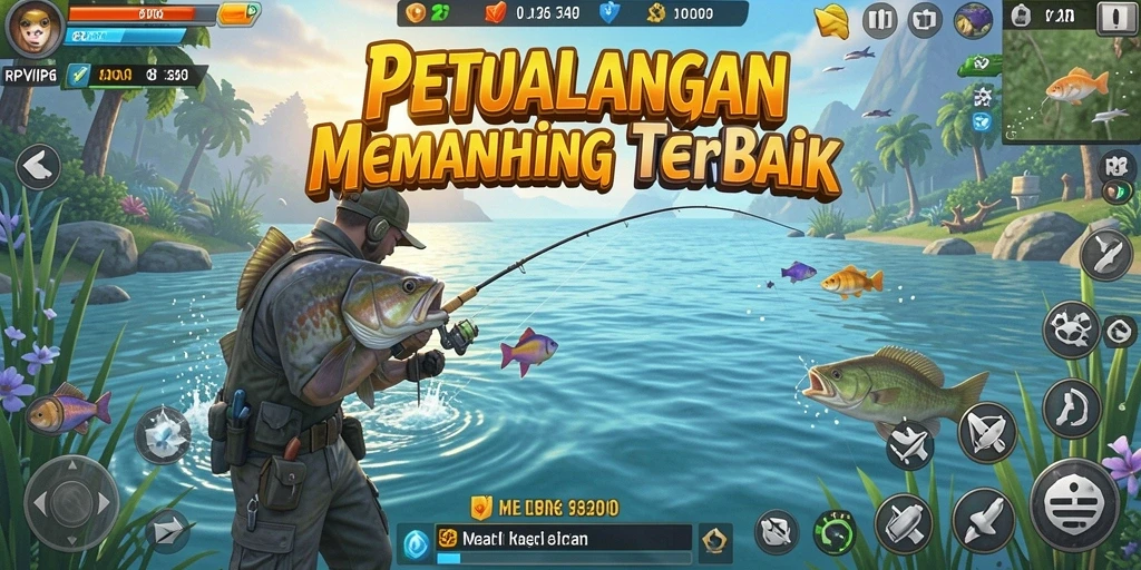 Gameplay memancing yang menarik dalam RPVIP6 dengan grafis menawan.