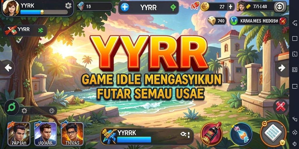 Gameplay seru dan menarik di YYRR yang bisa dinikmati semua orang.